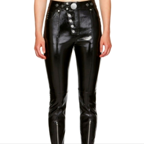 Alexander wang shiny leather skinny pants size 2 - Picture 8 of 8